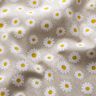Dekostoff Halbpanama kleine Gänseblümchen – natur/weiss,  thumbnail number 2