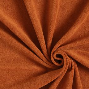 Frotteestoff Stretch Uni – terracotta, 