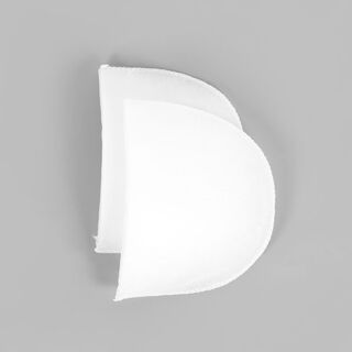 Schulterpolster für Blusen & Kleider [14,5 x 10,5 cm] - weiss | YKK, 