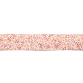 Schrägband Diamanten [27 mm] – rosa, 