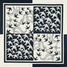 Satin-Panel Schwalben | Katia Fabrics – anthrazit/creme,  thumbnail number 1