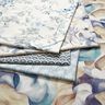 Dekostoff Halbpanama abstrakte Pflanze – blau/kupfer,  thumbnail number 5