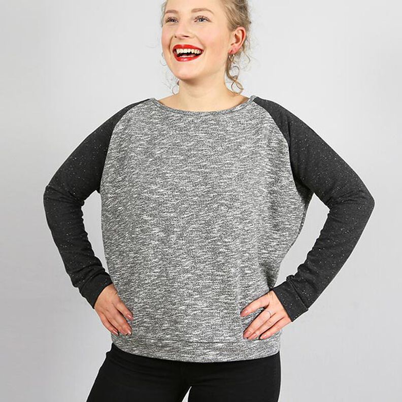 FRAU MONA Raglansweater mit schmalen Ärmeln | Studio Schnittreif | XS-L,  image number 3