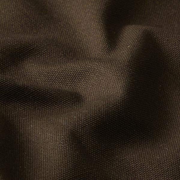 Dekostoff Canvas – dunkelbraun | Reststück 50cm