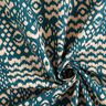 Dekostoff Canvas Ethno – petrol/natur,  thumbnail number 3