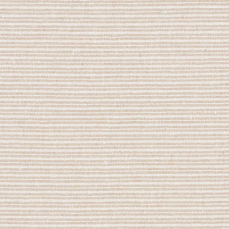 Dekostoff Canvas feine Streifen recycelt – dunkelbeige,  image number 1