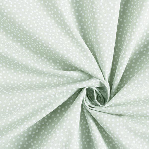 Baumwollstoff Cretonne unregelmäßige Punkte – pastellgrün,  image number 4