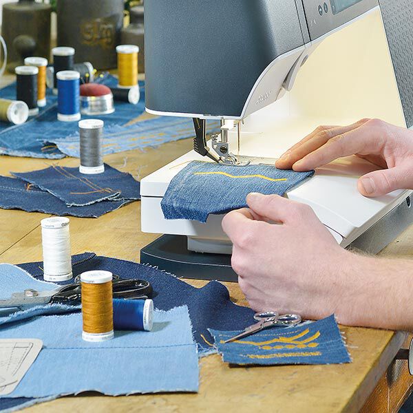 Nähfaden-Set Denim [ 100m | 6 Stück ] | Gütermann creativ – Farbmix,  image number 11