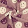 Teddyplüsch Smilies | Poppy Fabrics – dunkelaltrosa/wollweiss,  thumbnail number 3