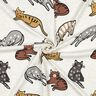 Baumwolljersey Katzen | Poppy Fabrics – natur/braun,  thumbnail number 3