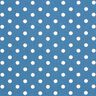 Baumwollpopeline große Punkte – jeansblau/weiss,  thumbnail number 1