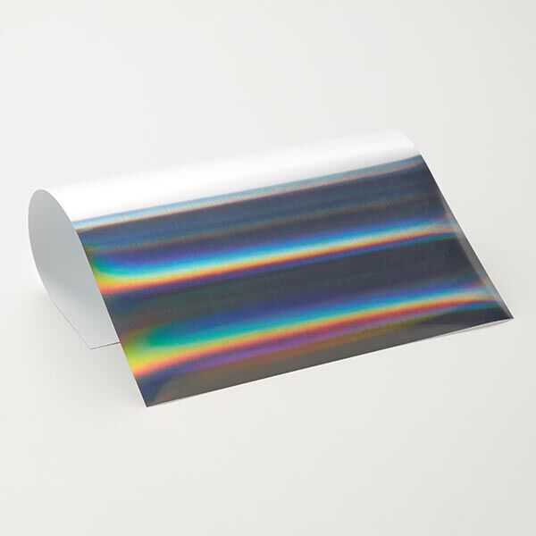 Bügelfolie Glossy Holoflex Din A4 – silber, image number 1