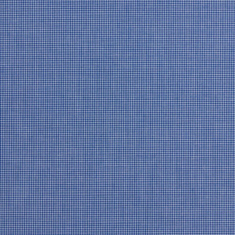 Hemdenstoff mini Karo – weiss/jeansblau,  image number 1