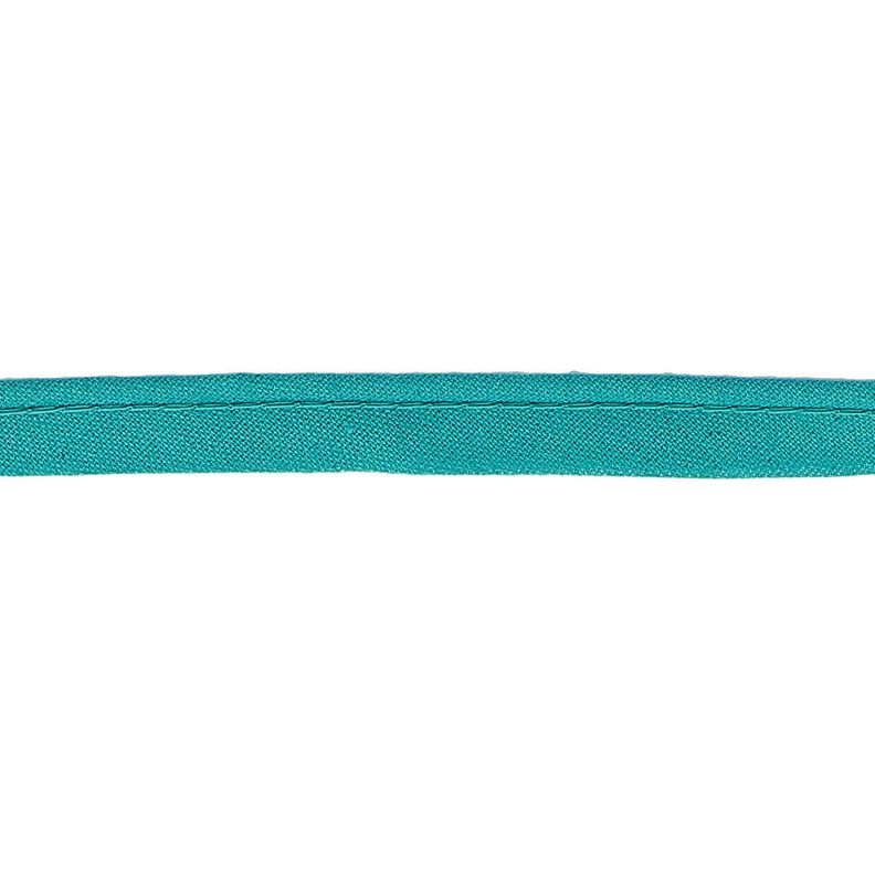 Paspelband Polycotton [10 mm] – aquablau,  image number 1