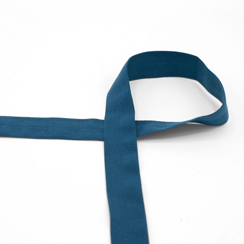 Elastisches Einfassband (Falzgummi) matt [20 mm] – petrol,  image number 1
