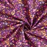 Baumwollstoff Cretonne Wiesenblumen – aubergine/rosa,  thumbnail number 3