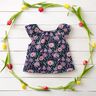 Baumwollpopeline große Wiesenblumen Digitaldruck | Poppy Fabrics – nachtblau,  thumbnail number 6