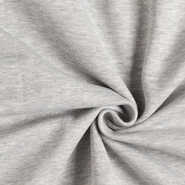 Sweatshirt Melange Hell – grau | Reststück 70cm