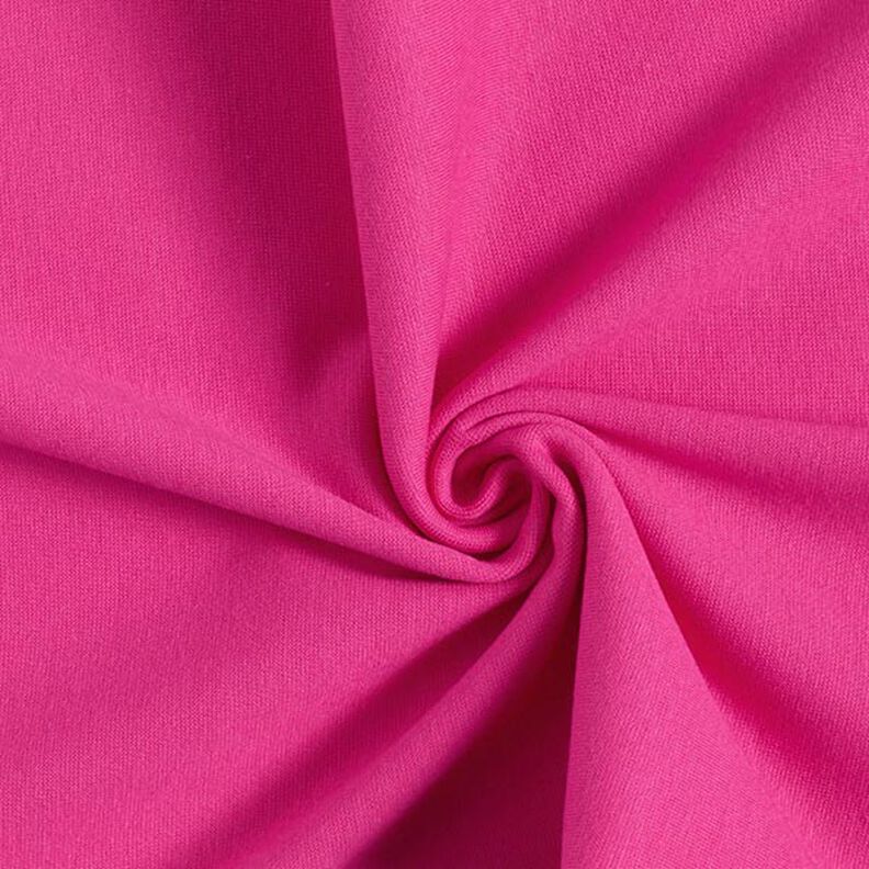 Bündchenstoff Uni – intensiv pink,  image number 1