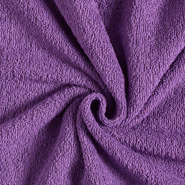 Frotteestoff – violett | Reststück 100cm