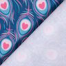Baumwolljersey Pavo | Stoff&Liebe – königsblau/intensiv pink,  thumbnail number 4