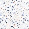 GOTS Baumwolljersey Aquarelltupfen Digitaldruck – weiss/indigo,  thumbnail number 1