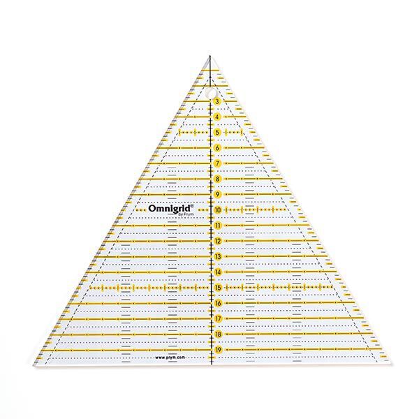 Patchwork-Lineal 60° Dreieck Multi [ Maße:  20 cm  ] | Prym,  image number 1