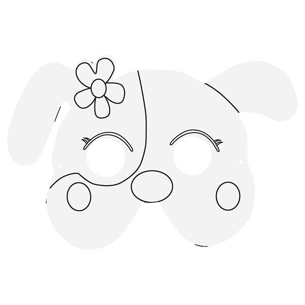 Kindermasken zum Ausmalen [5Stk.],  image number 5