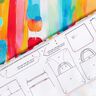 Taschen Panel Canvas bunte Pinseltupfen – weiss,  thumbnail number 6
