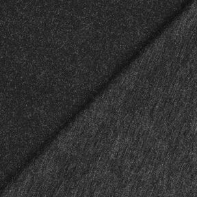 Doubleface Melange – schwarz, 
