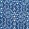 Beschichtete Baumwolle grafische Sterne – indigo/weiss,  thumbnail number 1