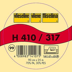 H 410 Bügeleinlage | Vlieseline – anthrazit, 