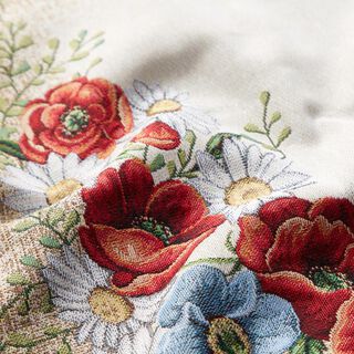 Dekopanel Gobelin Wildblumen – beige, 