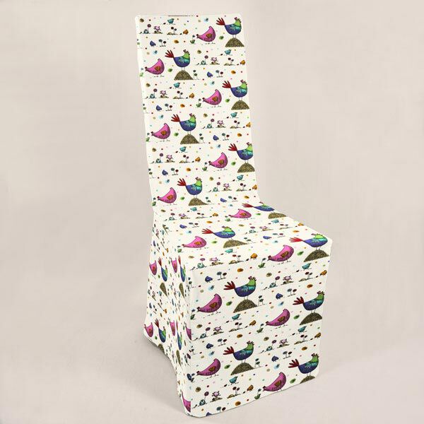 Baumwollstoff Hahn Zazou 1 - pink | Reststück 100cm