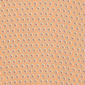 Chiffon Pfauenauge – apricot/terracotta, 