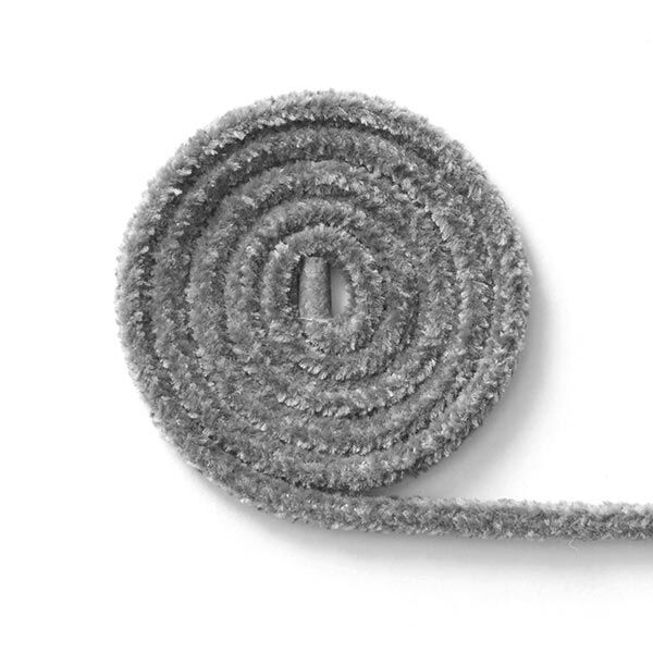 Chenille Kordel – dunkelgrau, image number 1