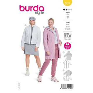 Plus-Size Jacke | Burda 5877 | 44-54, 