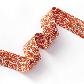 Schrägband Diamanten [27 mm] – terracotta, 