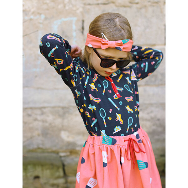 Baumwolljersey Retro-Sport | PETIT CITRON – nachtblau, image number 7