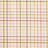 Beschichtete Baumwolle bunte Karos – beige/rot,  thumbnail number 1