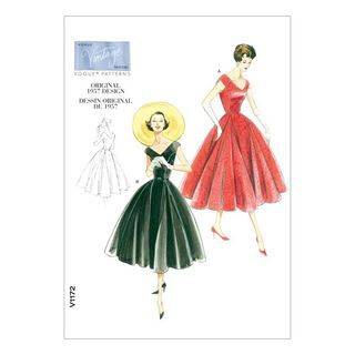 Kleid-Vintage 1957 | Vogue 1172 | 32-38, 