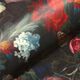 Dekosamt Digitaldruck romantische Blumen – dunkelgrün,  thumbnail number 2