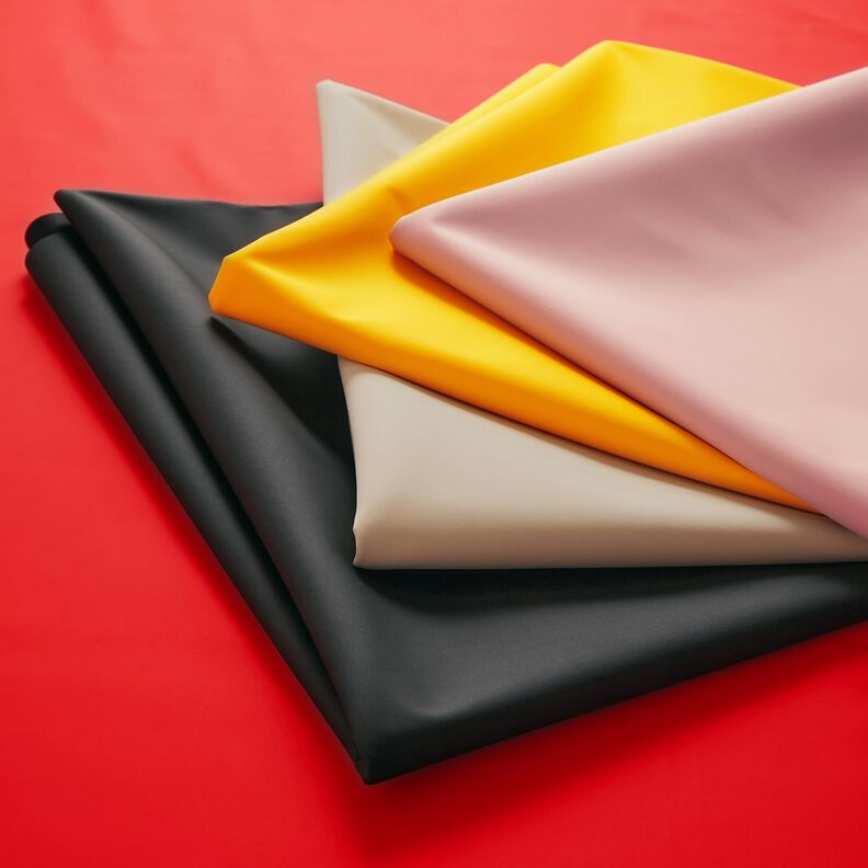 Regenjackenstoff Uni – schwarz,  image number 5