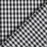 Baumwollstoff Vichykaro 0,5 cm – schwarz/weiss,  thumbnail number 4