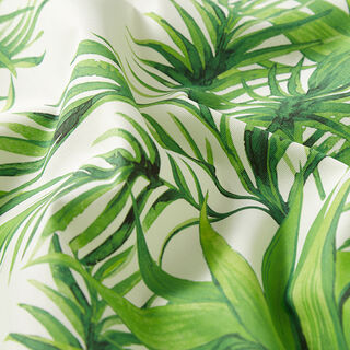 Outdoorstoff Canvas Tropische Blätter – hellgrün, 