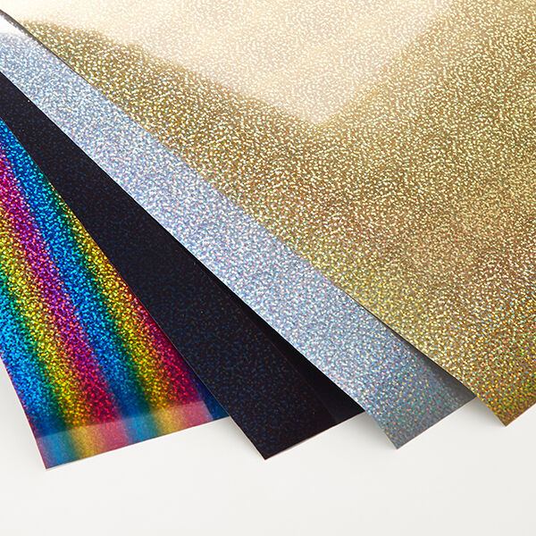 Bügelfolie Metallic Design Din A4 – Farbmix, image number 4