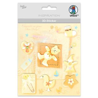 3D-Sticker Baby  – Farbmix, 