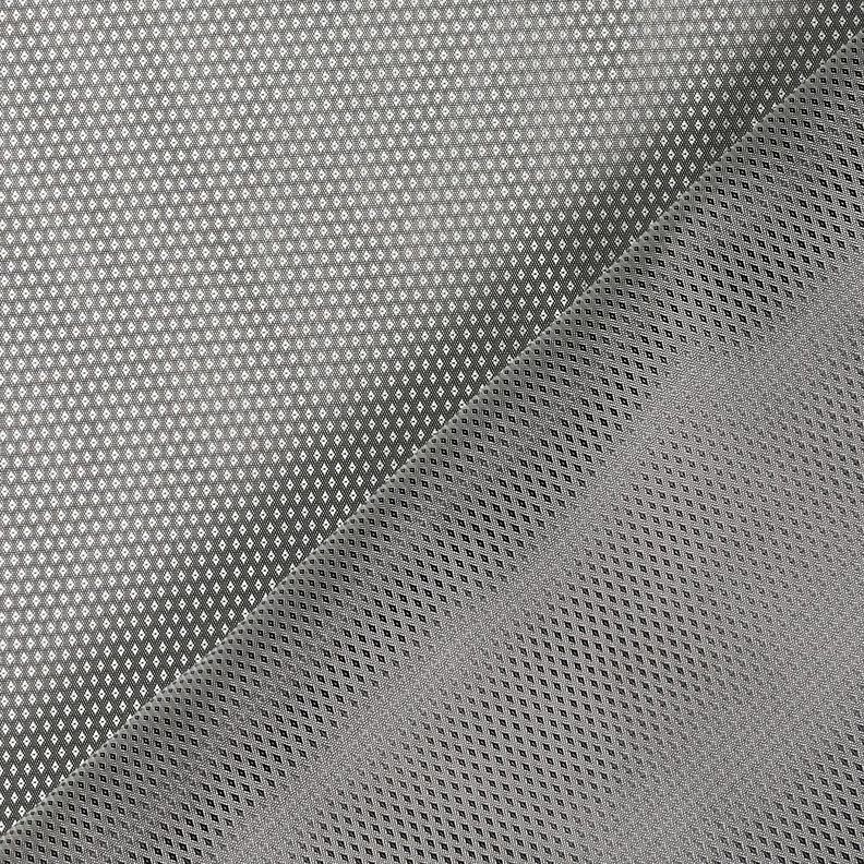 Futterstoff Jacquard Minirauten – grau,  image number 3
