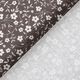 Baumwollpopeline Millefleurs – dunkeltaupe,  thumbnail number 4