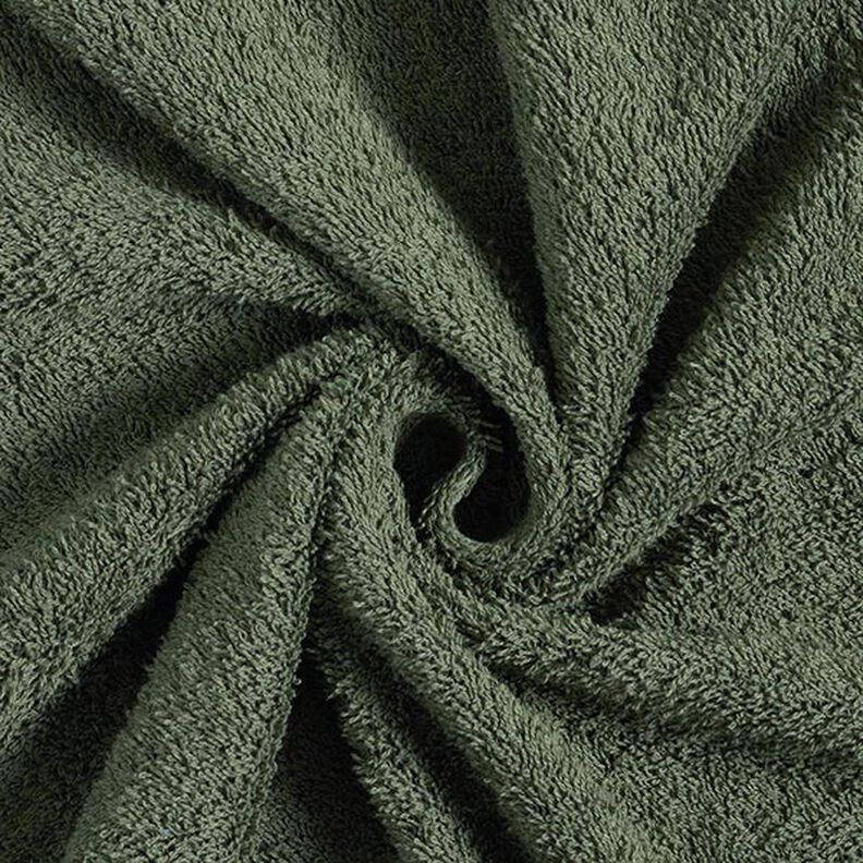 Frotteestoff – dunkeloliv,  image number 1